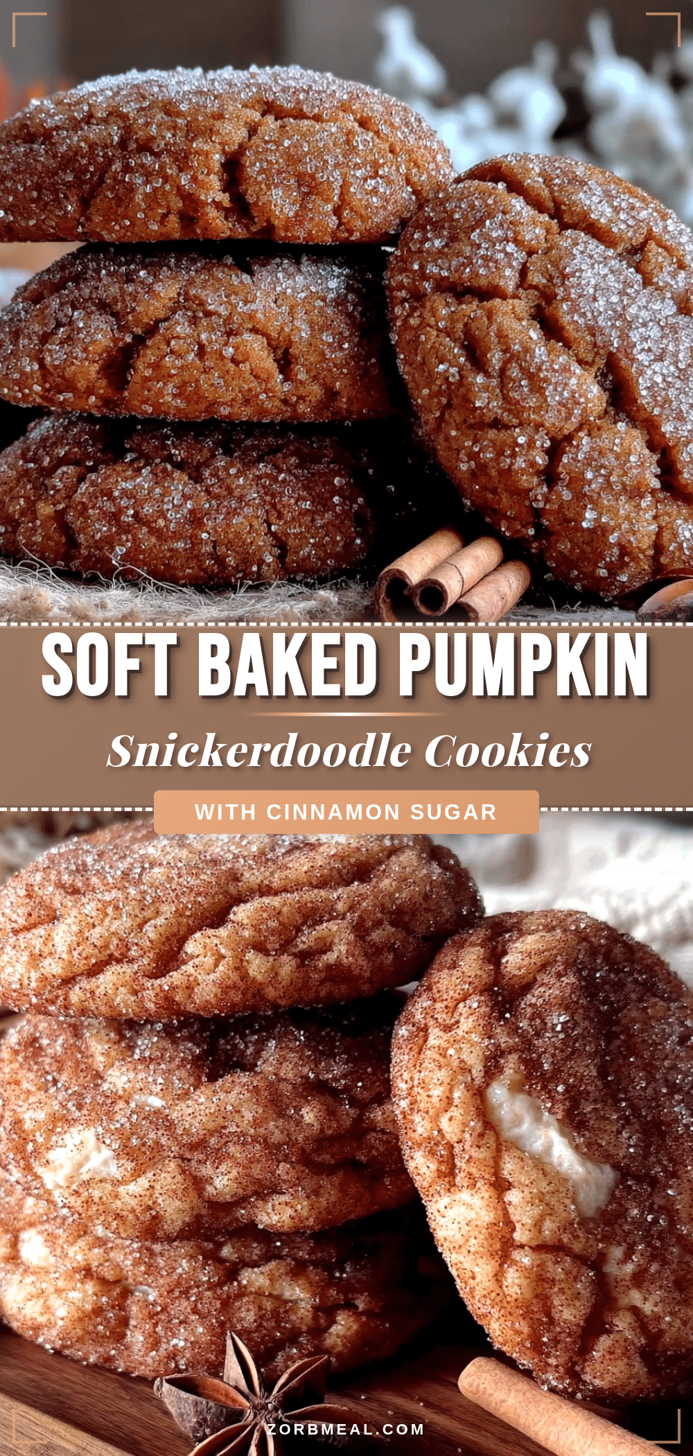 pumpkin snickerdoodle cookies recipe