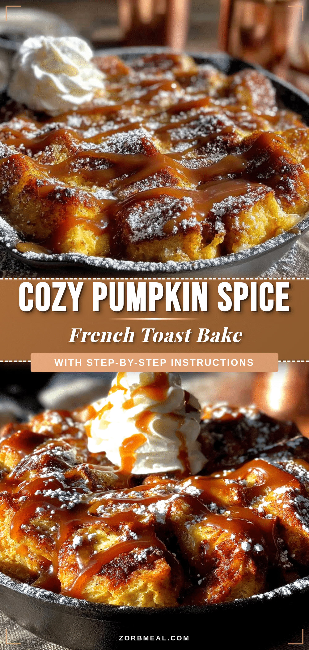 pumpkin spice french toast bake recipe