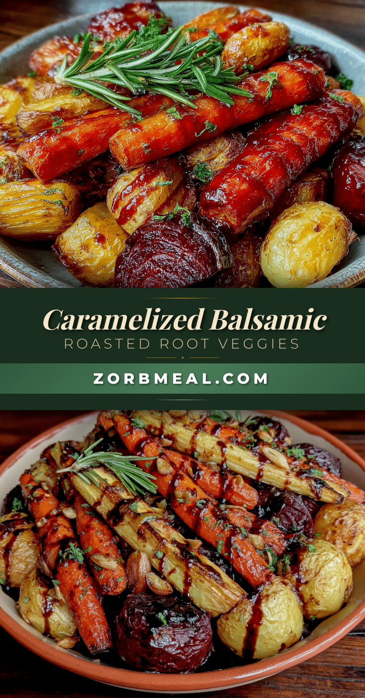 roasted root vegetable medley with balsamic glaze recipe