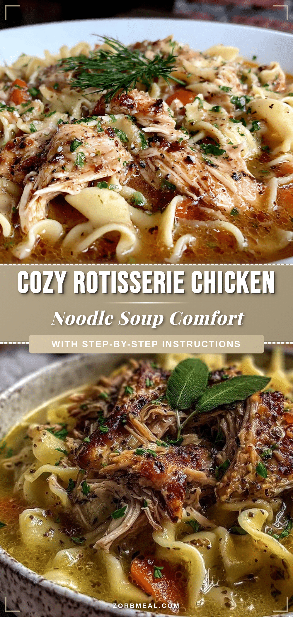 rotisserie chicken noodle soup recipe