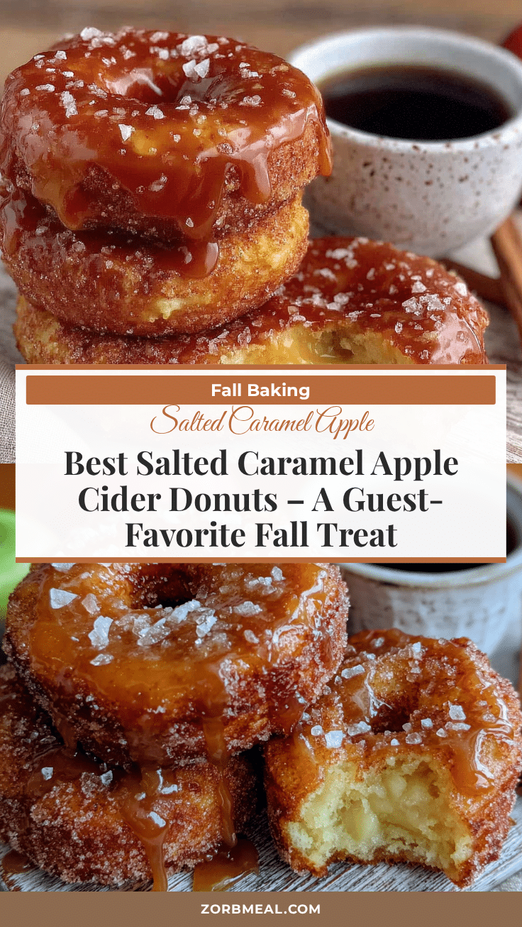Salted Caramel Apple Cider Donuts recipe