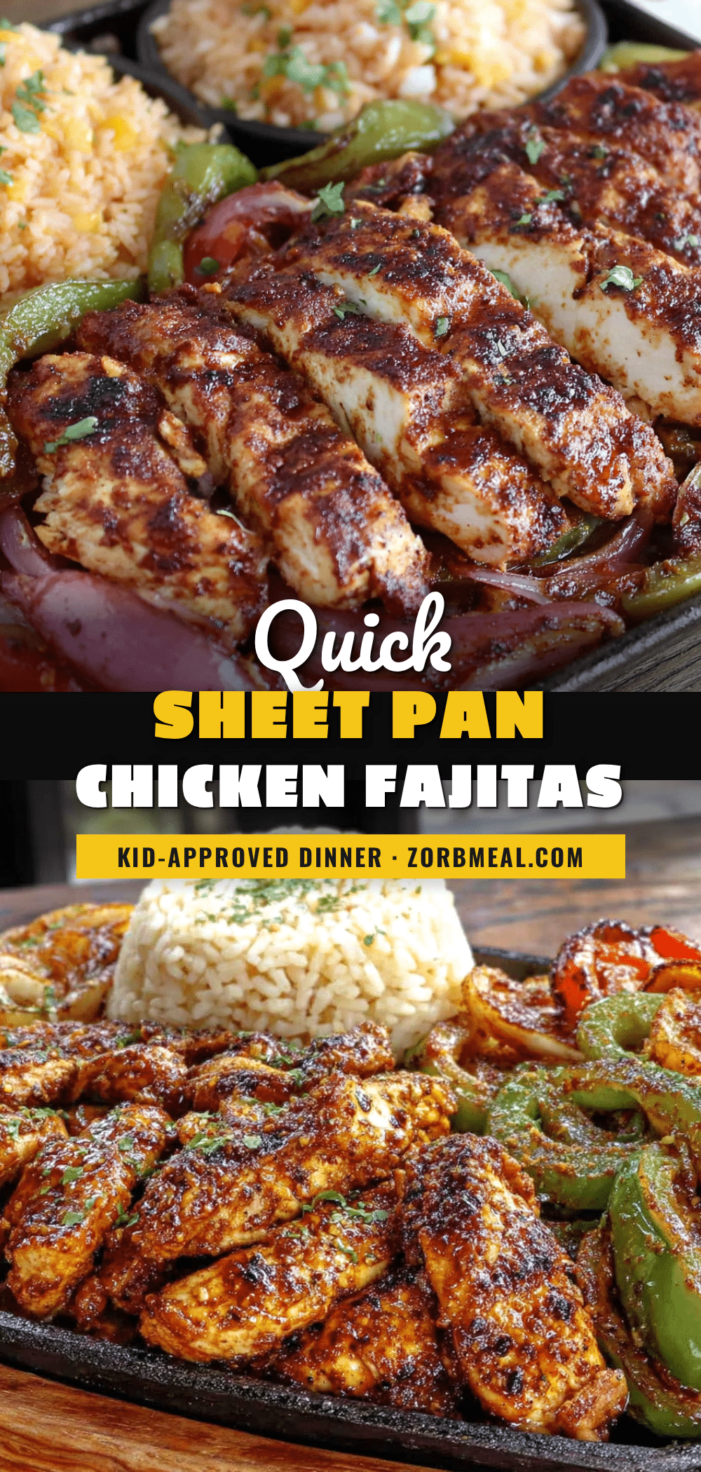 sheet pan chicken fajitas recipe