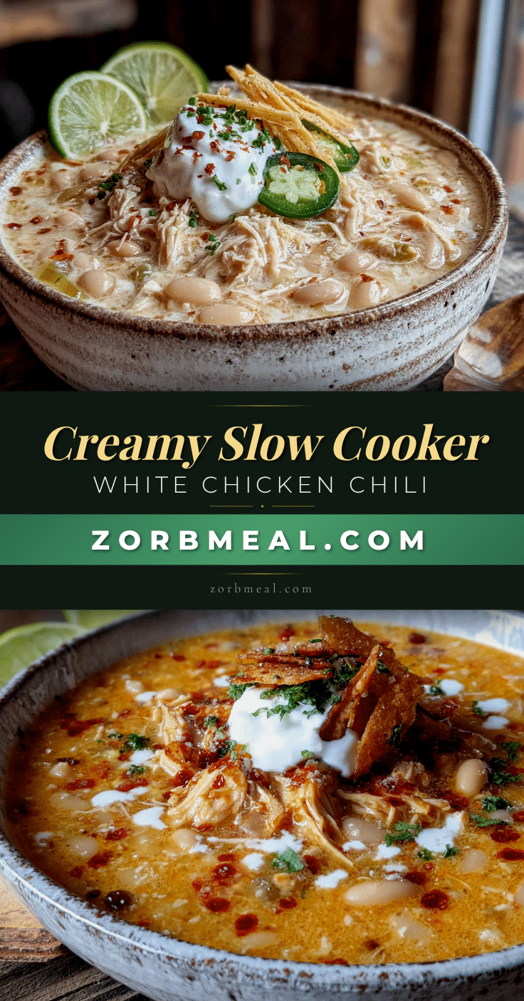slow cooker white chicken chili recipe