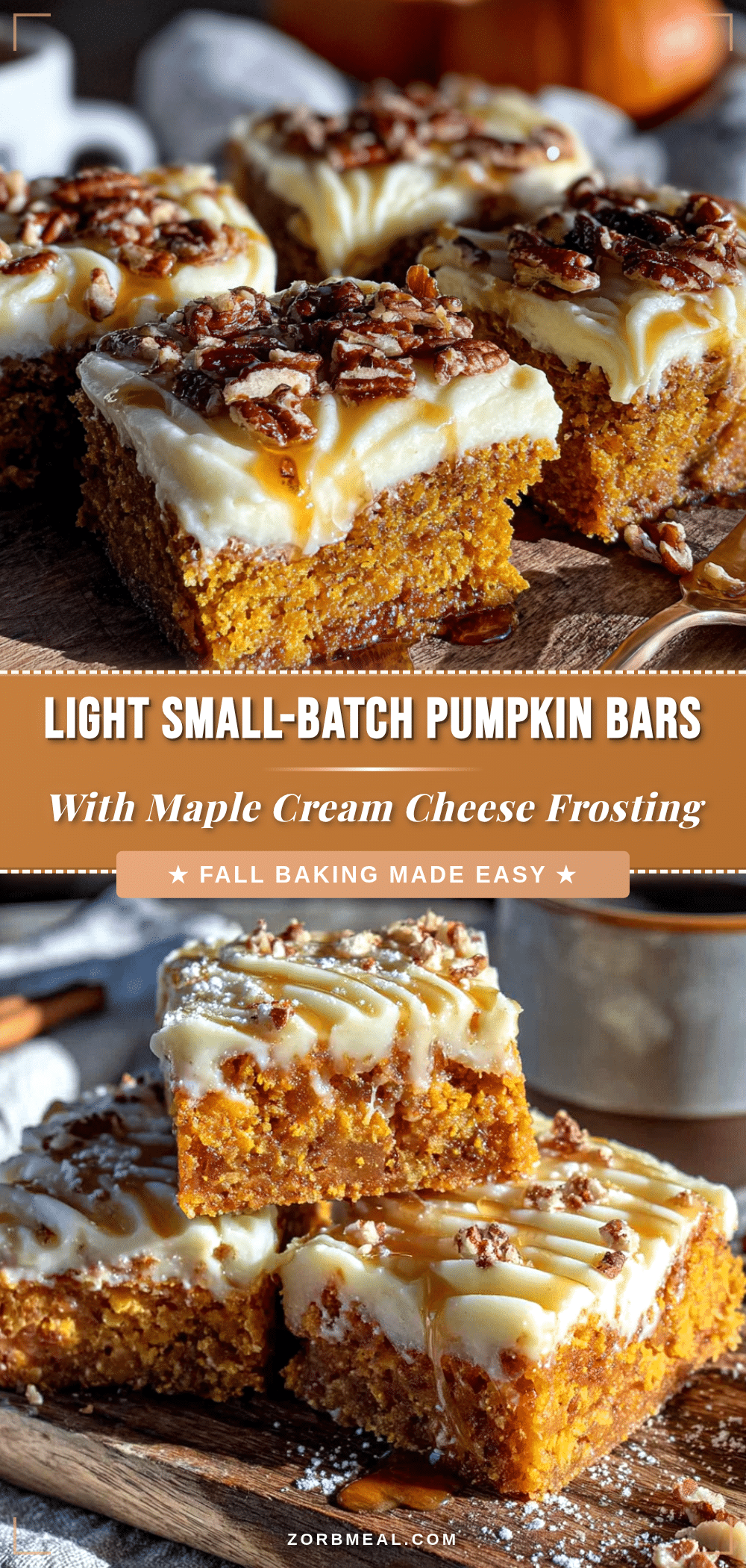 small-batch pumpkin bars recipe