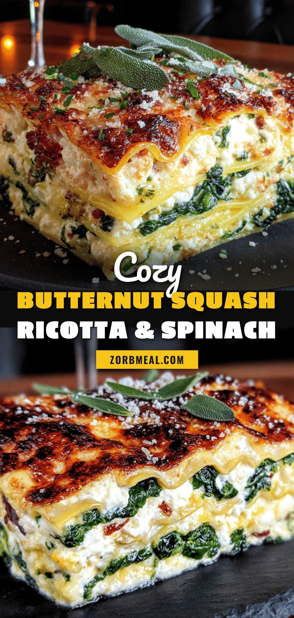 butternut squash lasagna recipe