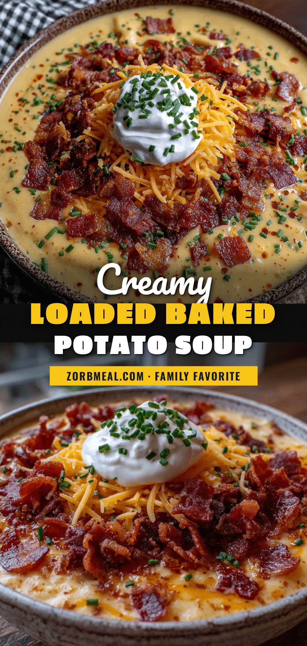 creamy loaded baked potato soup recipe