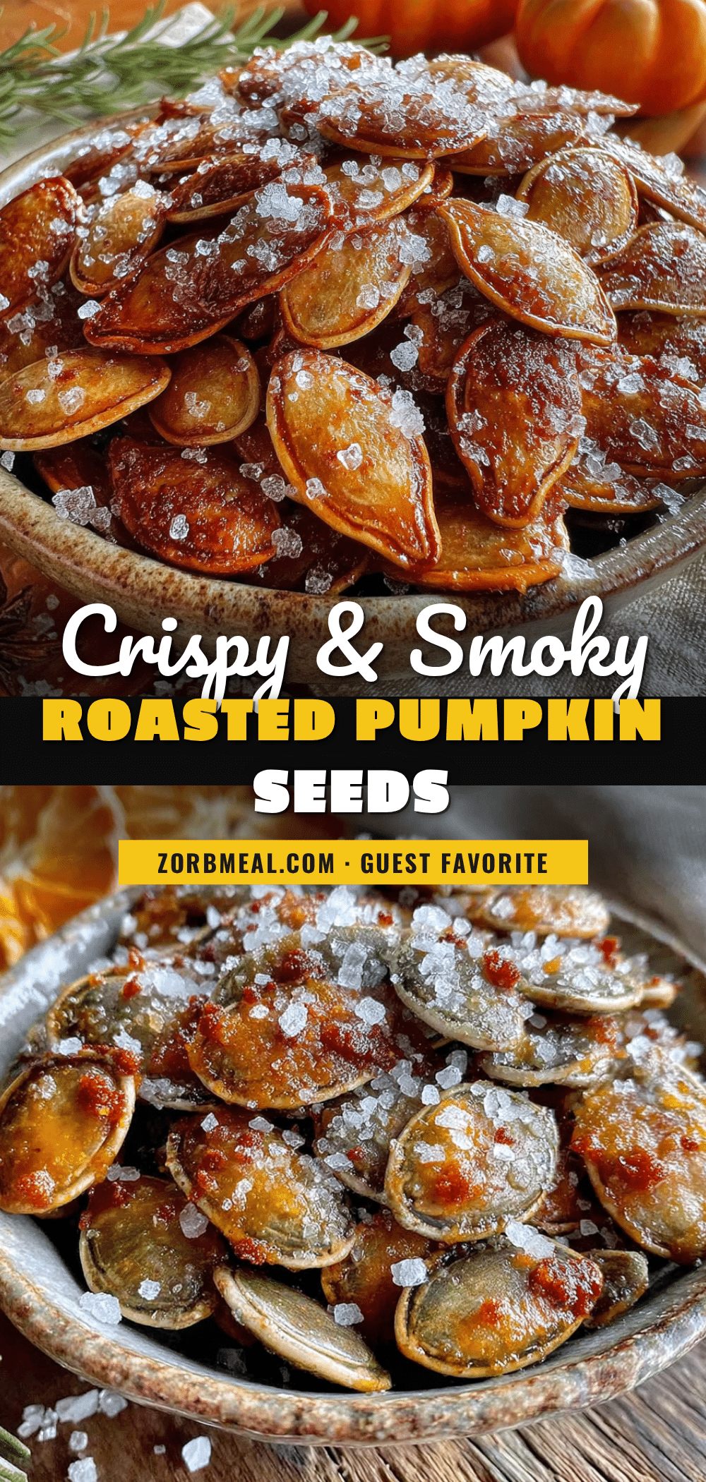 crispy smoky roasted pumpkin seeds recipe