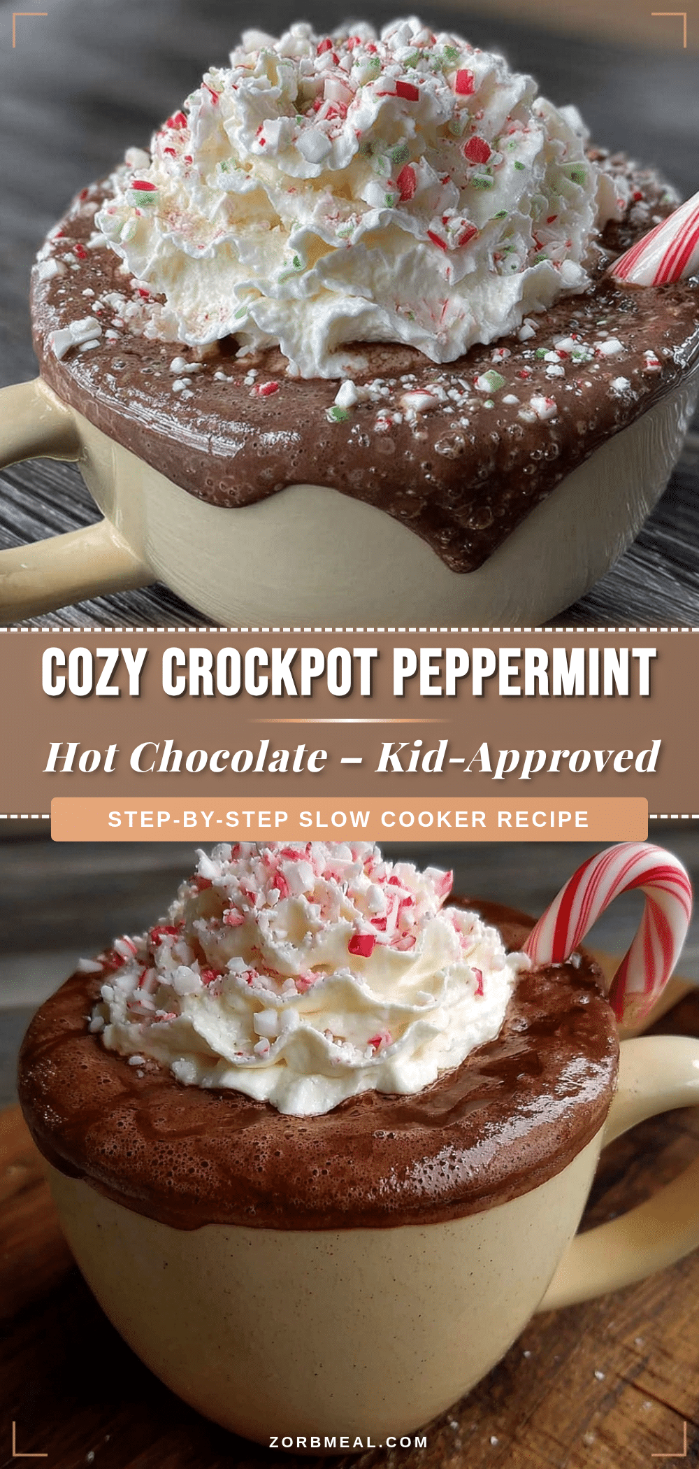 crockpot peppermint hot chocolate recipe