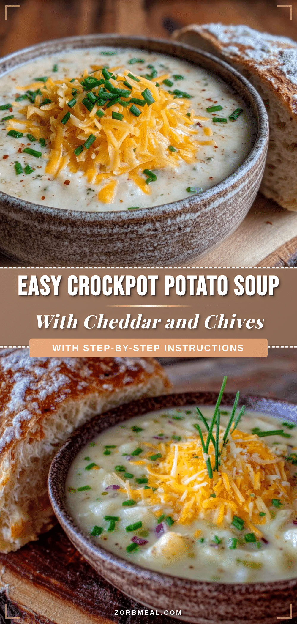 crockpot potato soup recipe