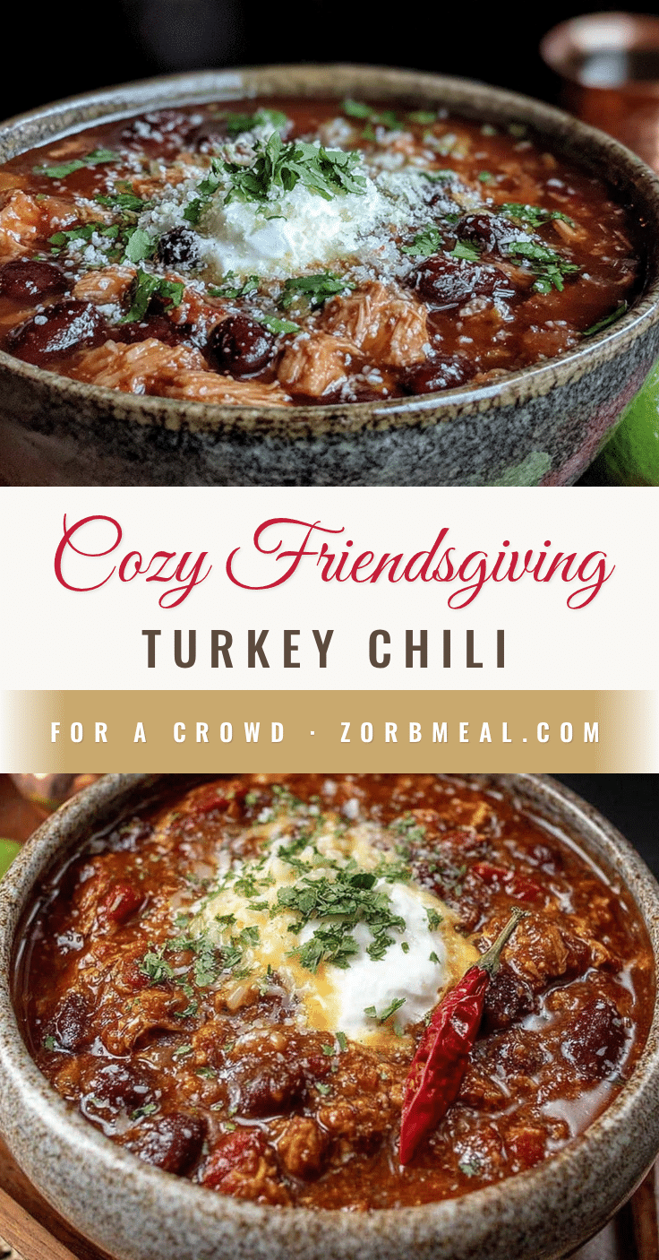 Friendsgiving turkey chili recipe