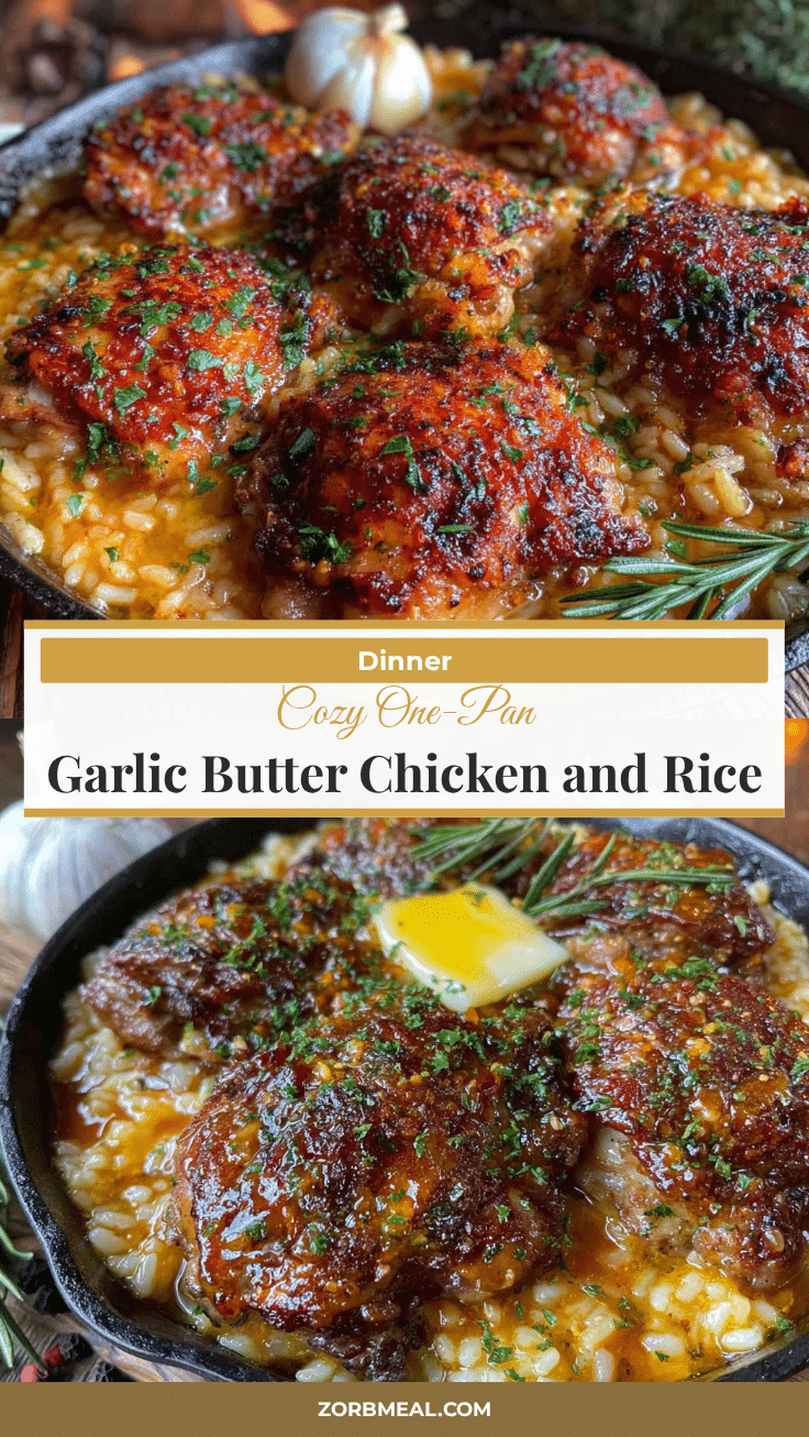 garlic butter chicken and rice recipe