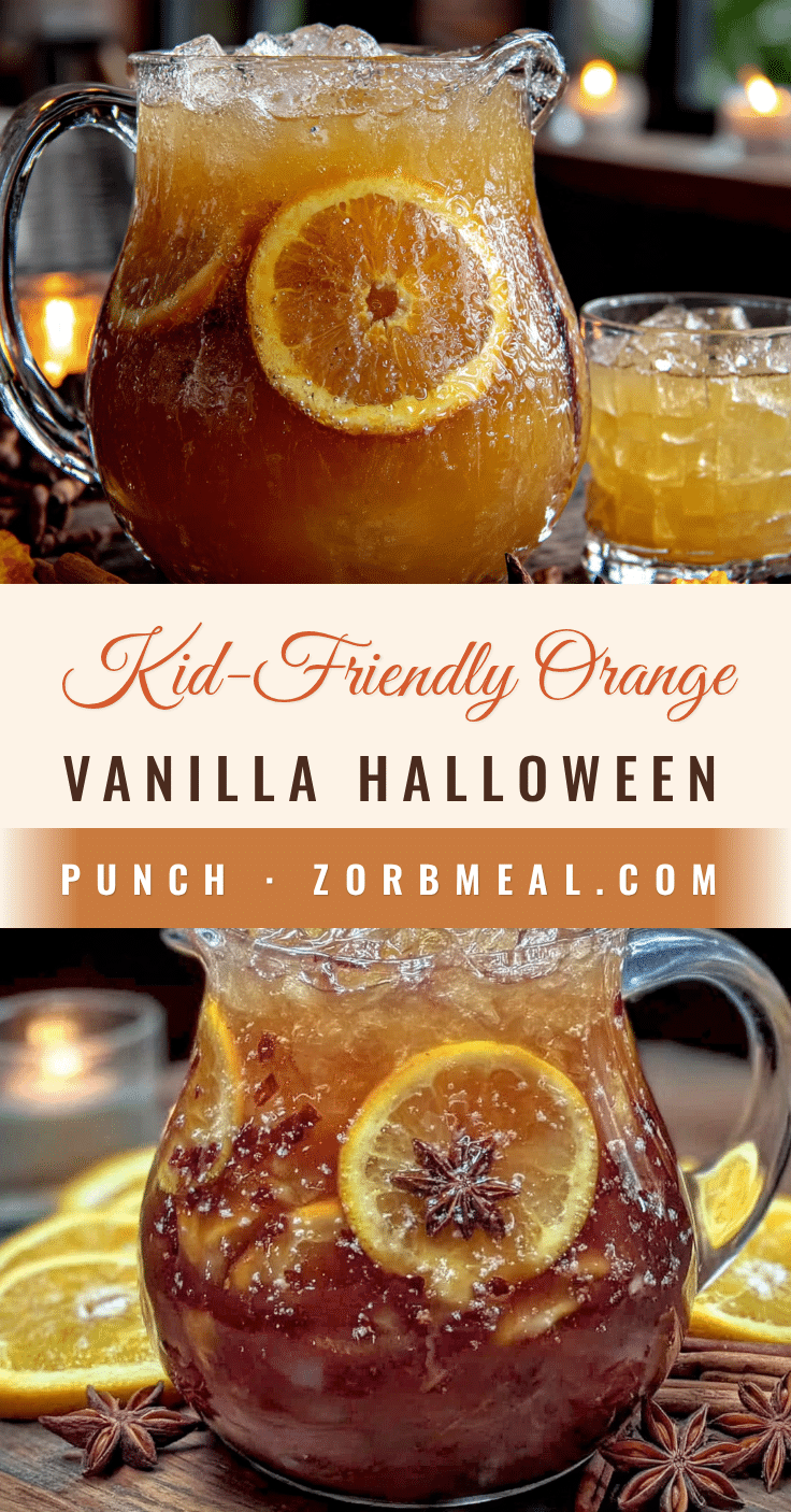 Kid-Friendly Halloween Punch: Easy Orange Vanilla Recipe recipe