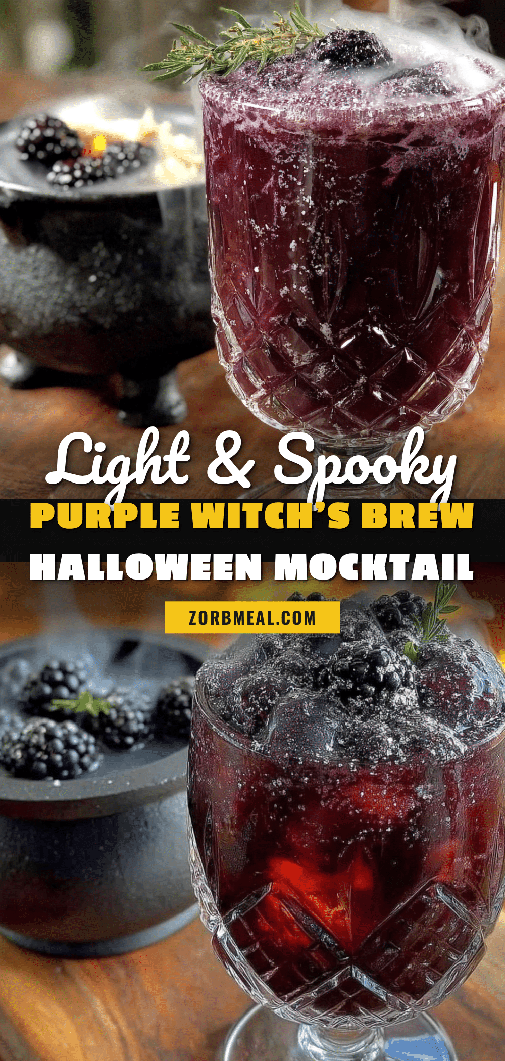 purple witchs brew mocktail recipe