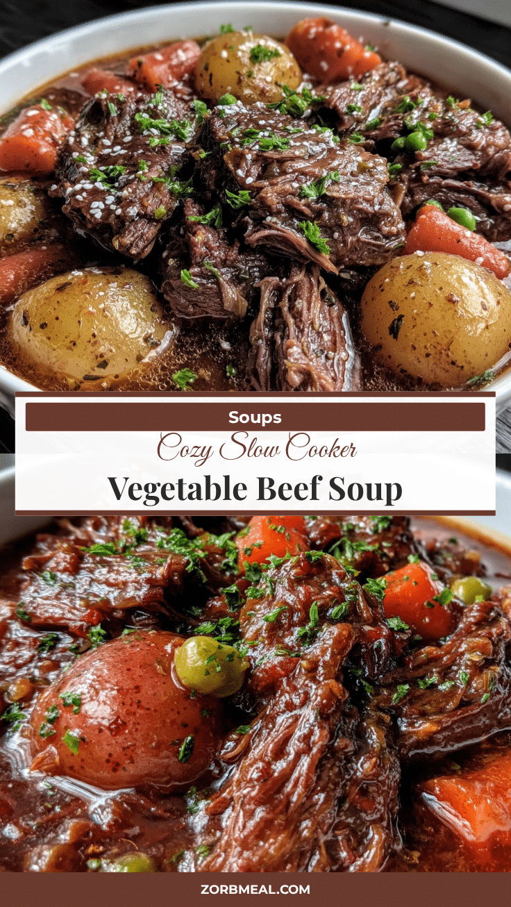 slow cooker vegetable beef soup recipe