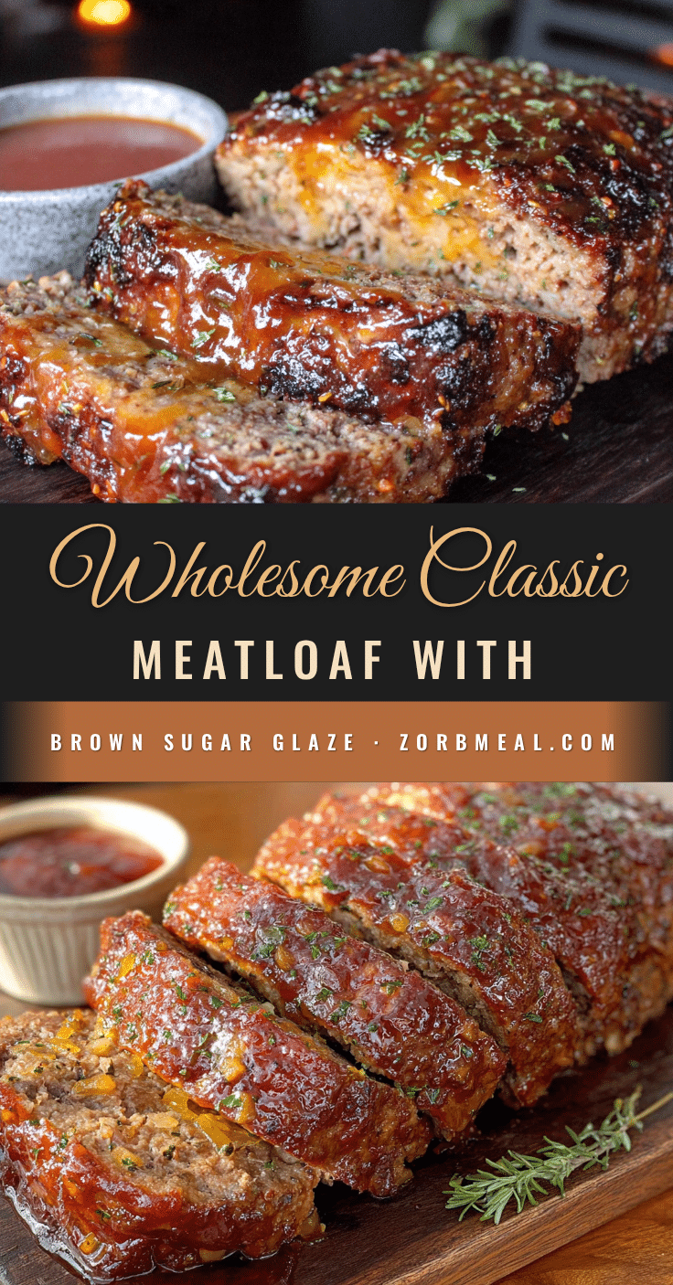 wholesome classic meatloaf with brown sugar glaze recipe