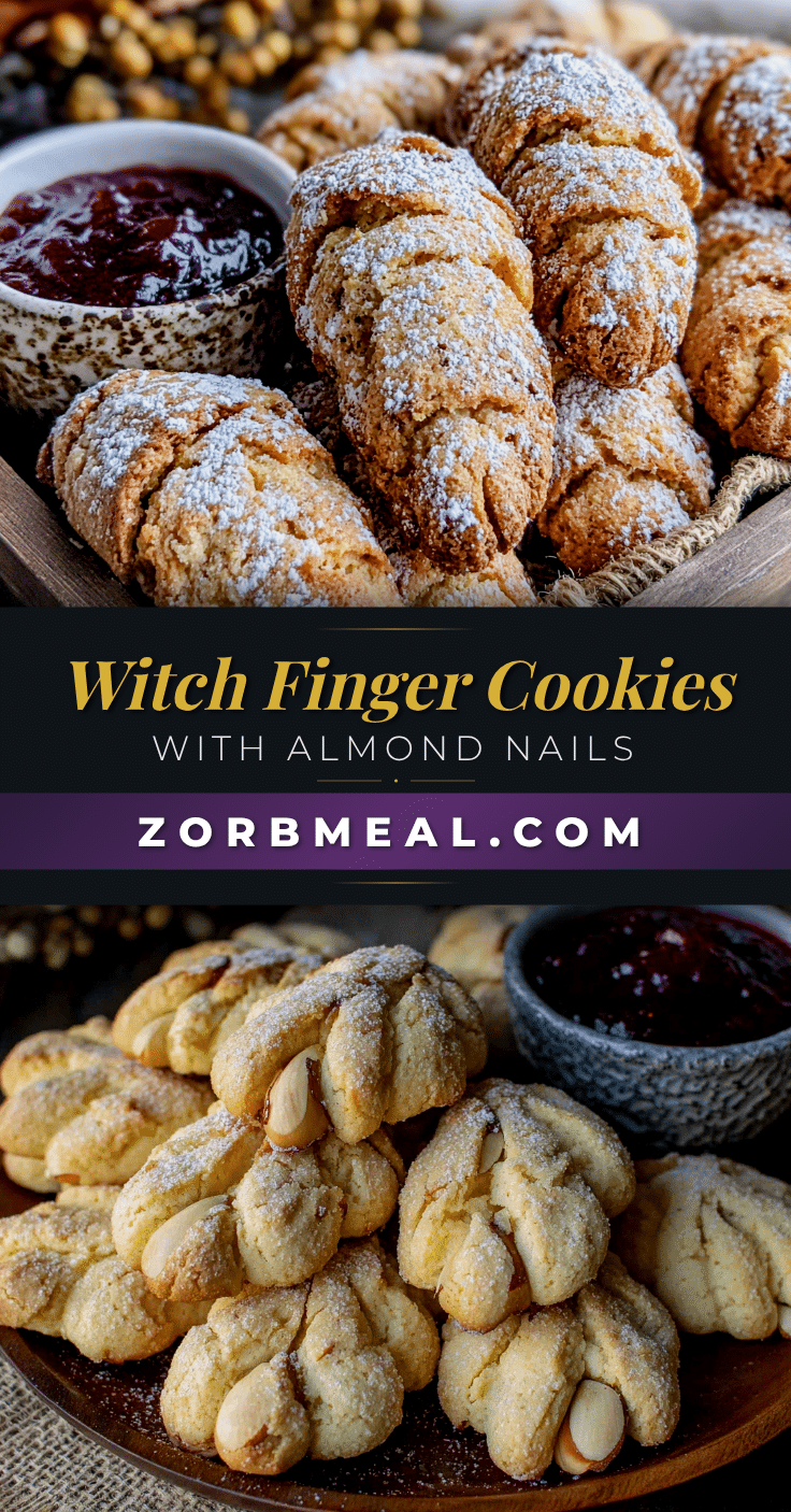 witch finger cookies recipe