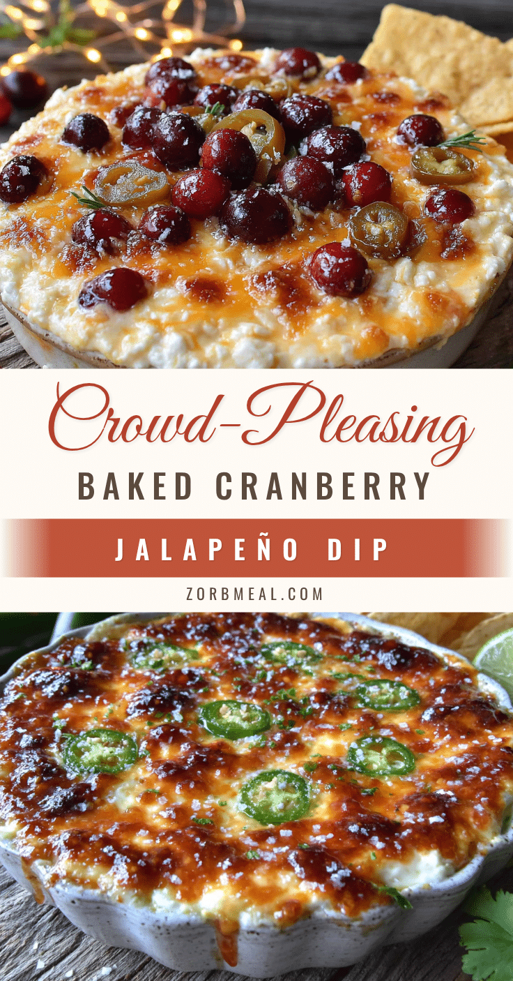baked cranberry jalapeño dip recipe