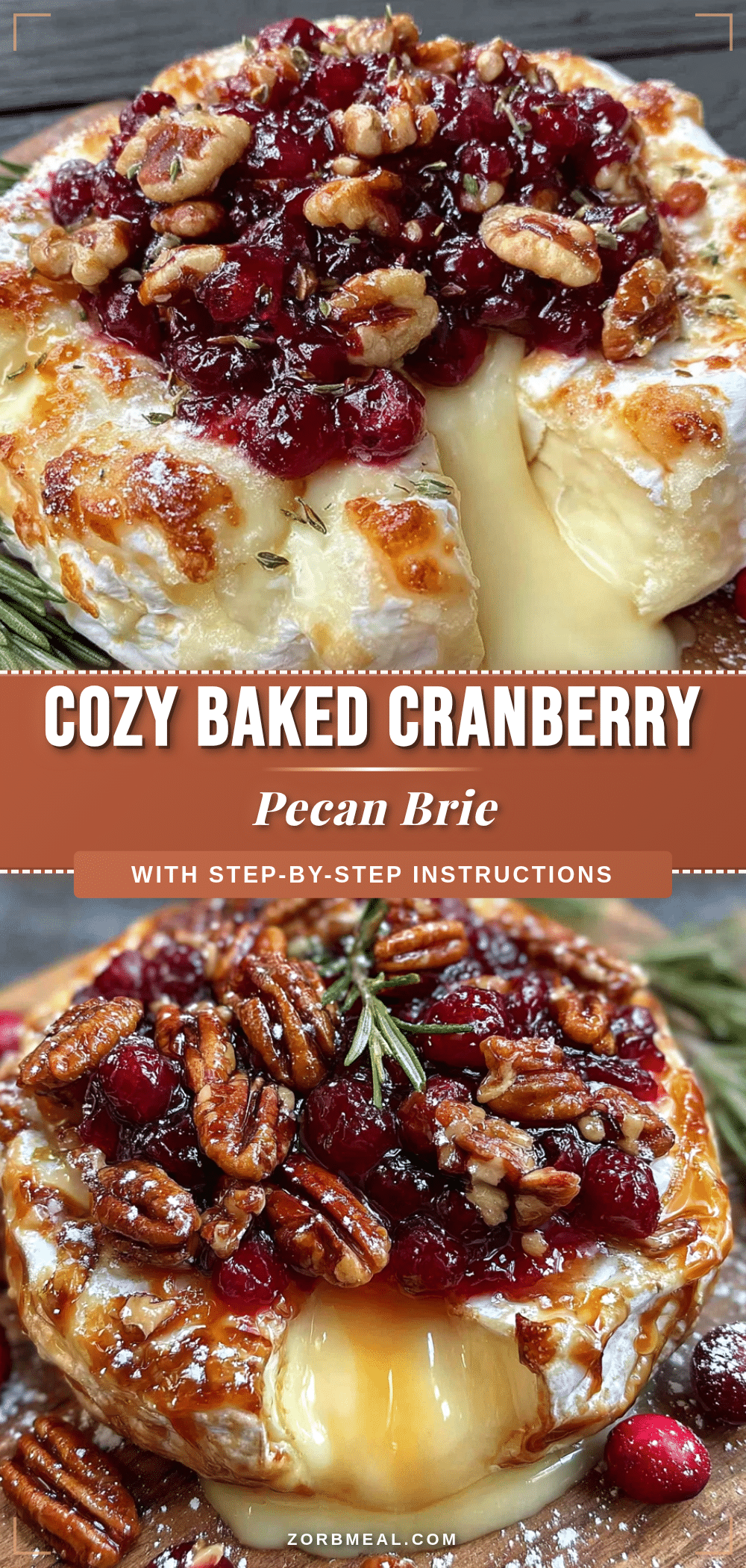 baked cranberry pecan brie recipe