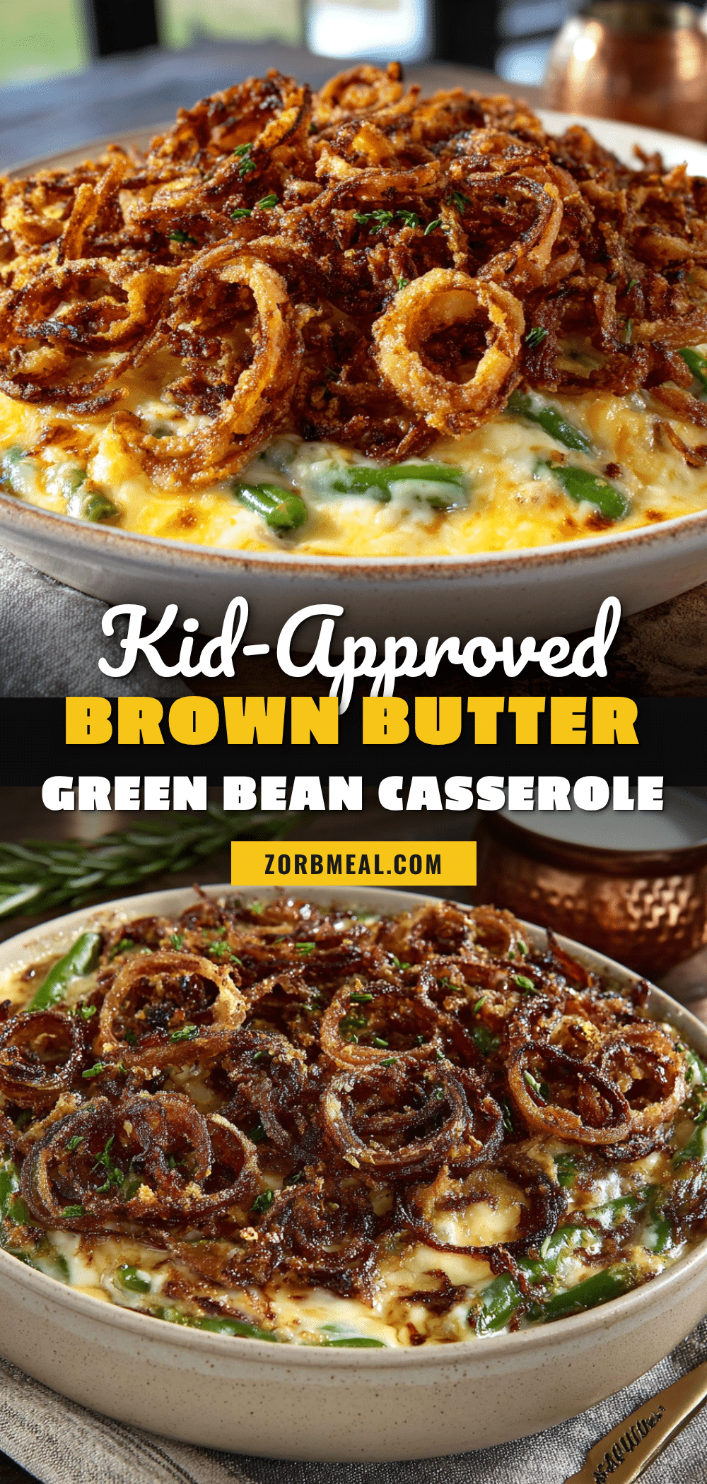 brown butter green bean casserole recipe