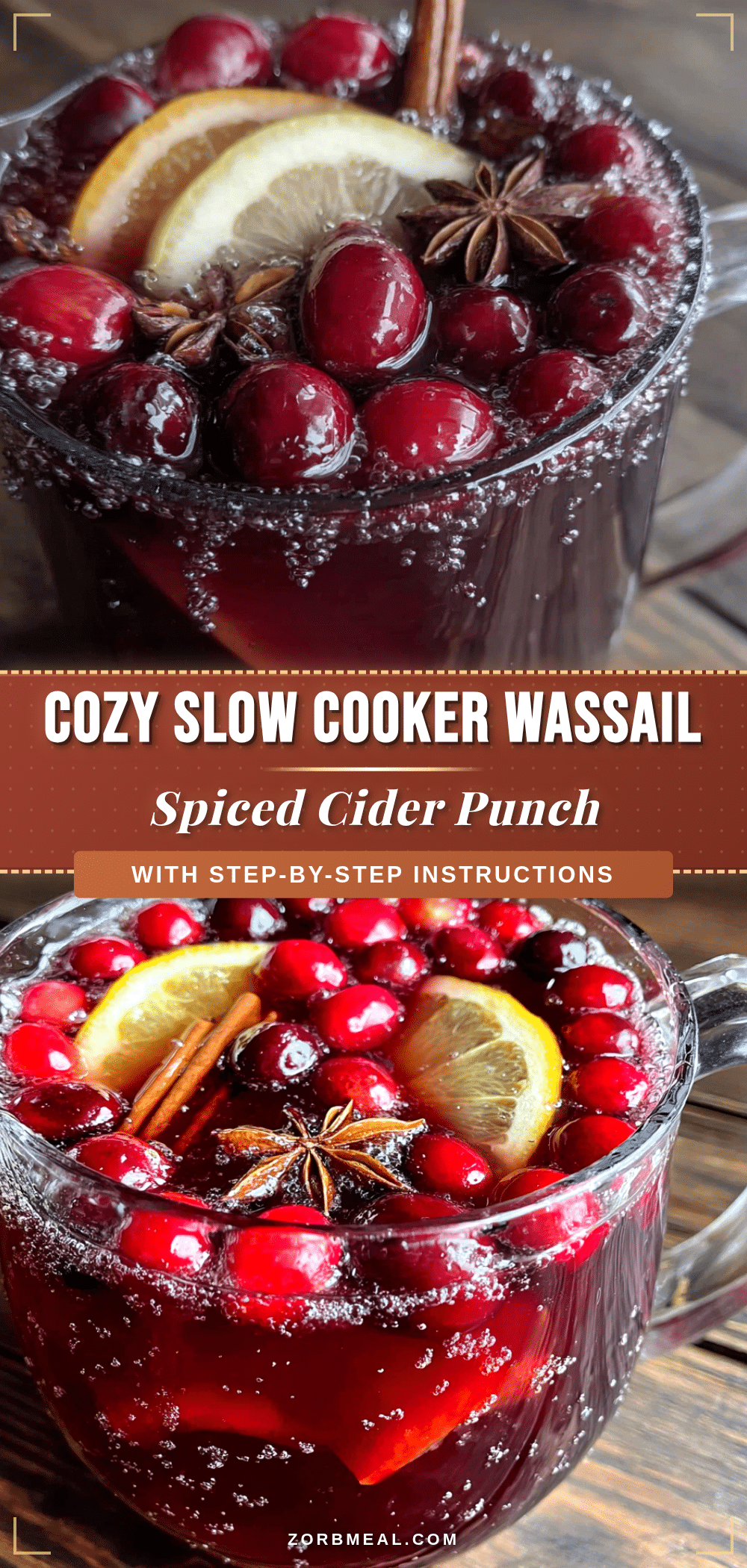 cozy slow cooker wassail spiced cider punch recipe