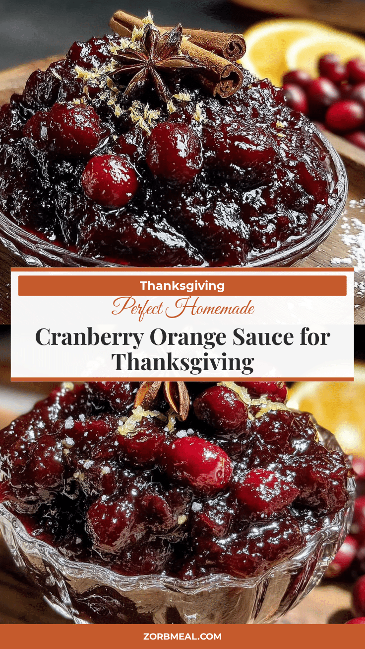 homemade cranberry orange sauce recipe