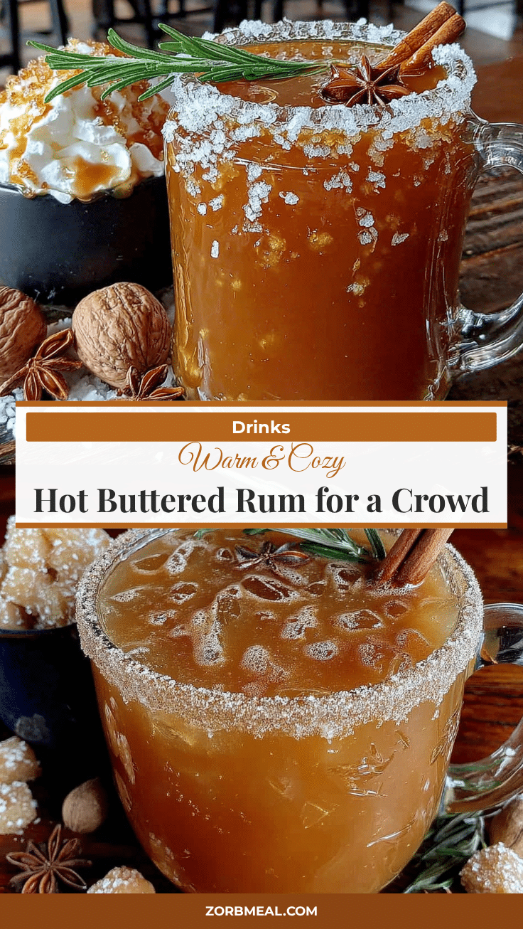 hot buttered rum for a crowd recipe