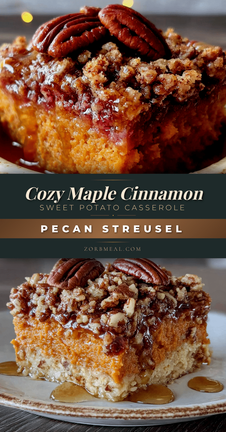 maple cinnamon sweet potato casserole recipe