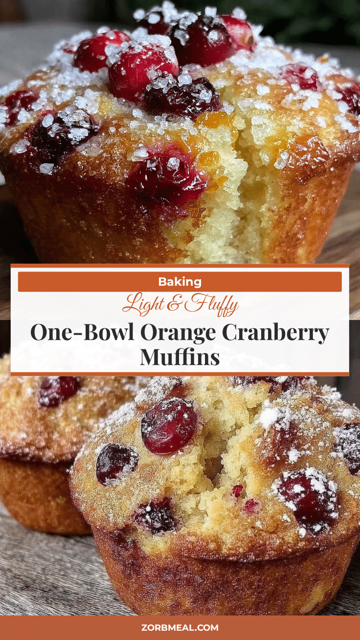 orange cranberry muffins recipe