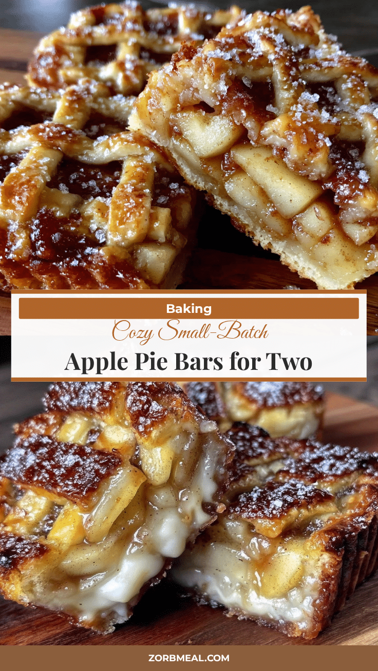 small-batch apple pie bars recipe
