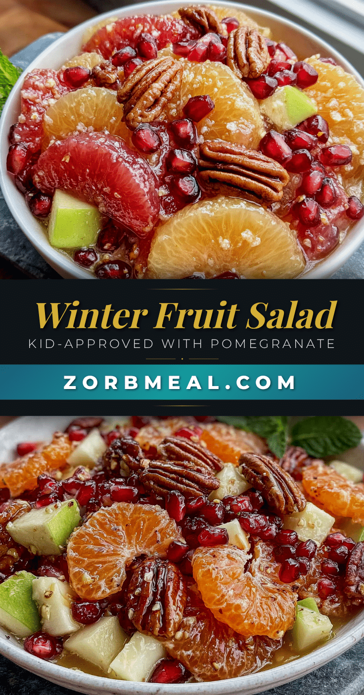 winter fruit salad with pomegranate recipe